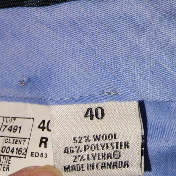 Men's gray dress pants - Picture 4 of 5